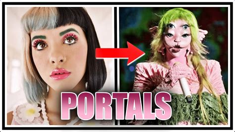 why did melanie martinez turn herself into an alien